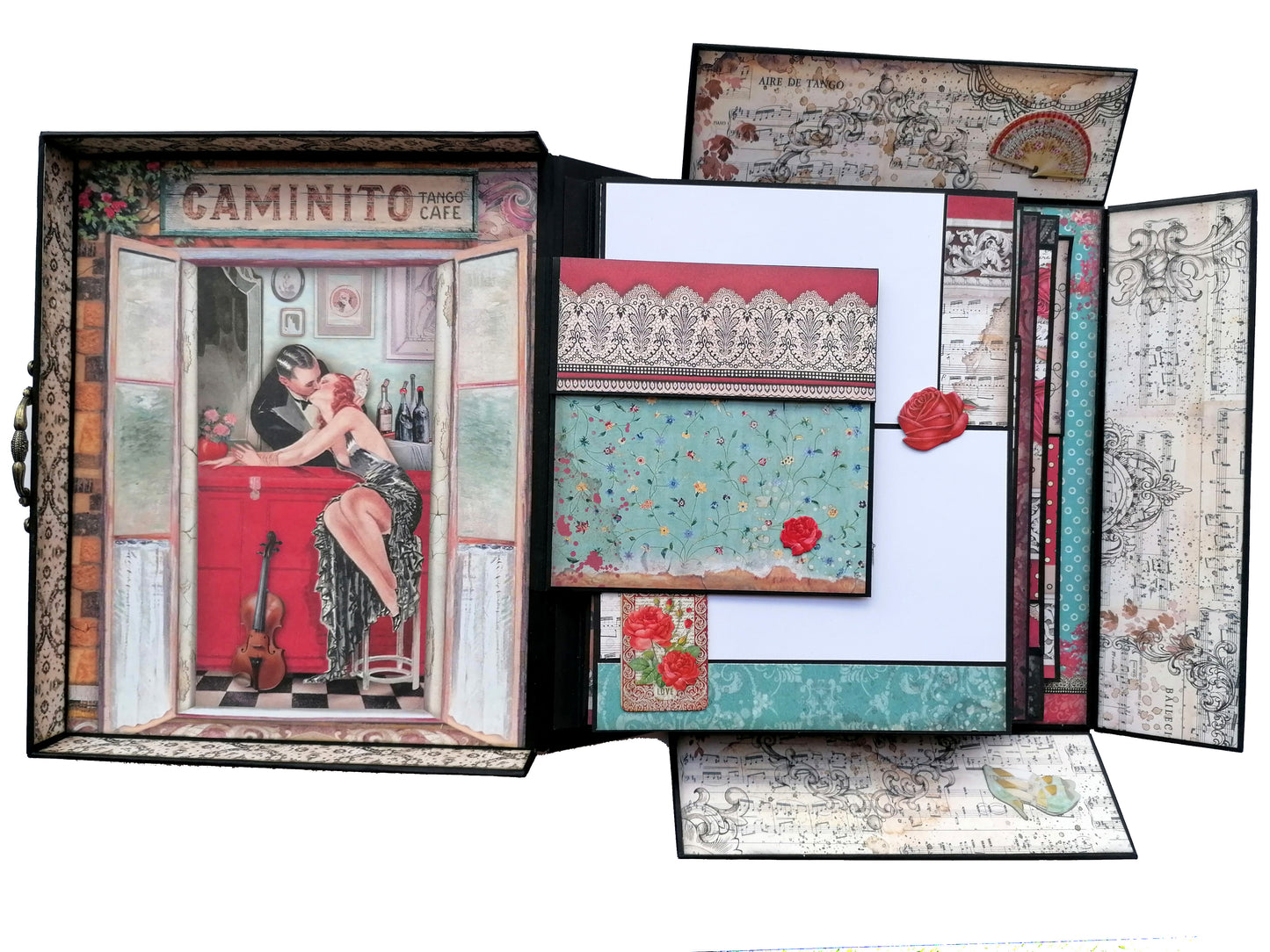 Album Foto Handmade În Cutie, 27,5 x 22,5 cm, Passion