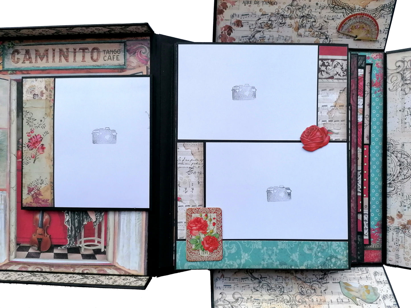 Album Foto Handmade În Cutie, 27,5 x 22,5 cm, Passion