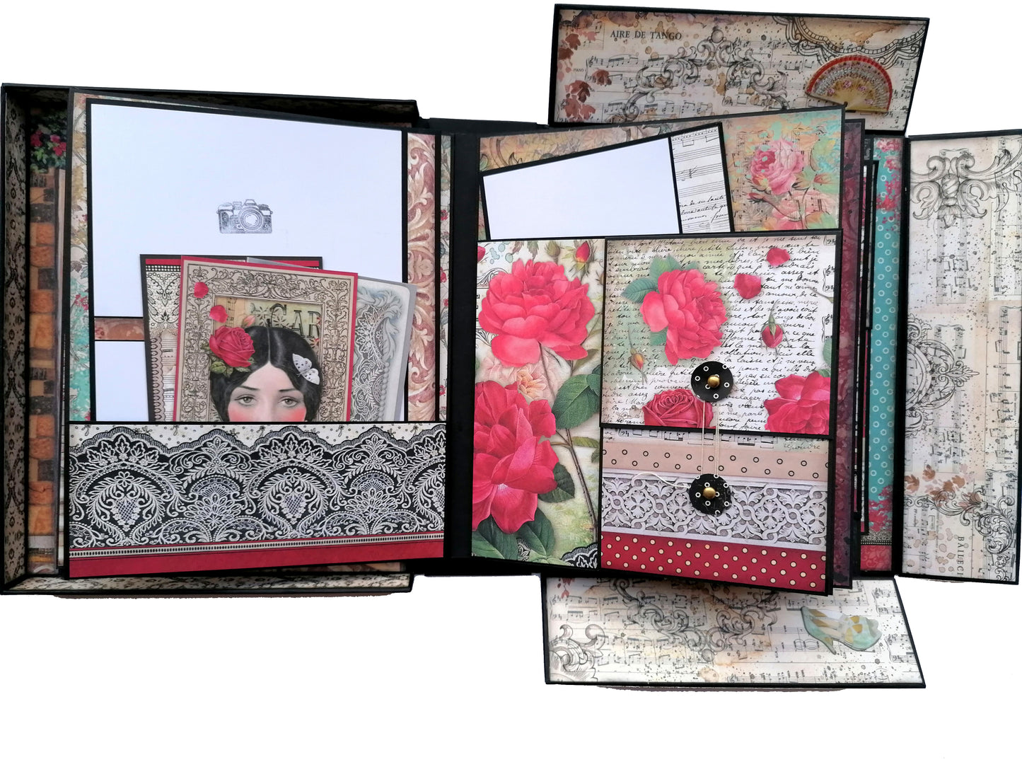 Album Foto Handmade În Cutie, 27,5 x 22,5 cm, Passion
