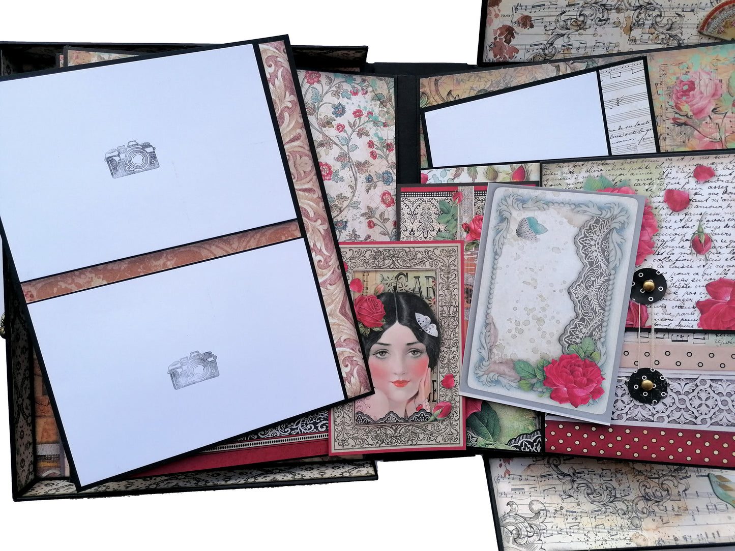 Album Foto Handmade În Cutie, 27,5 x 22,5 cm, Passion