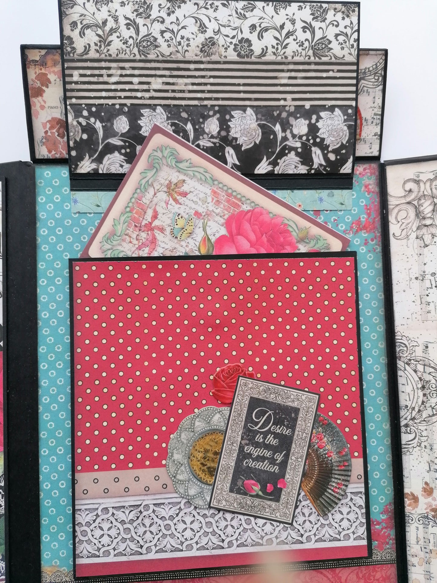 Album Foto Handmade În Cutie, 27,5 x 22,5 cm, Passion
