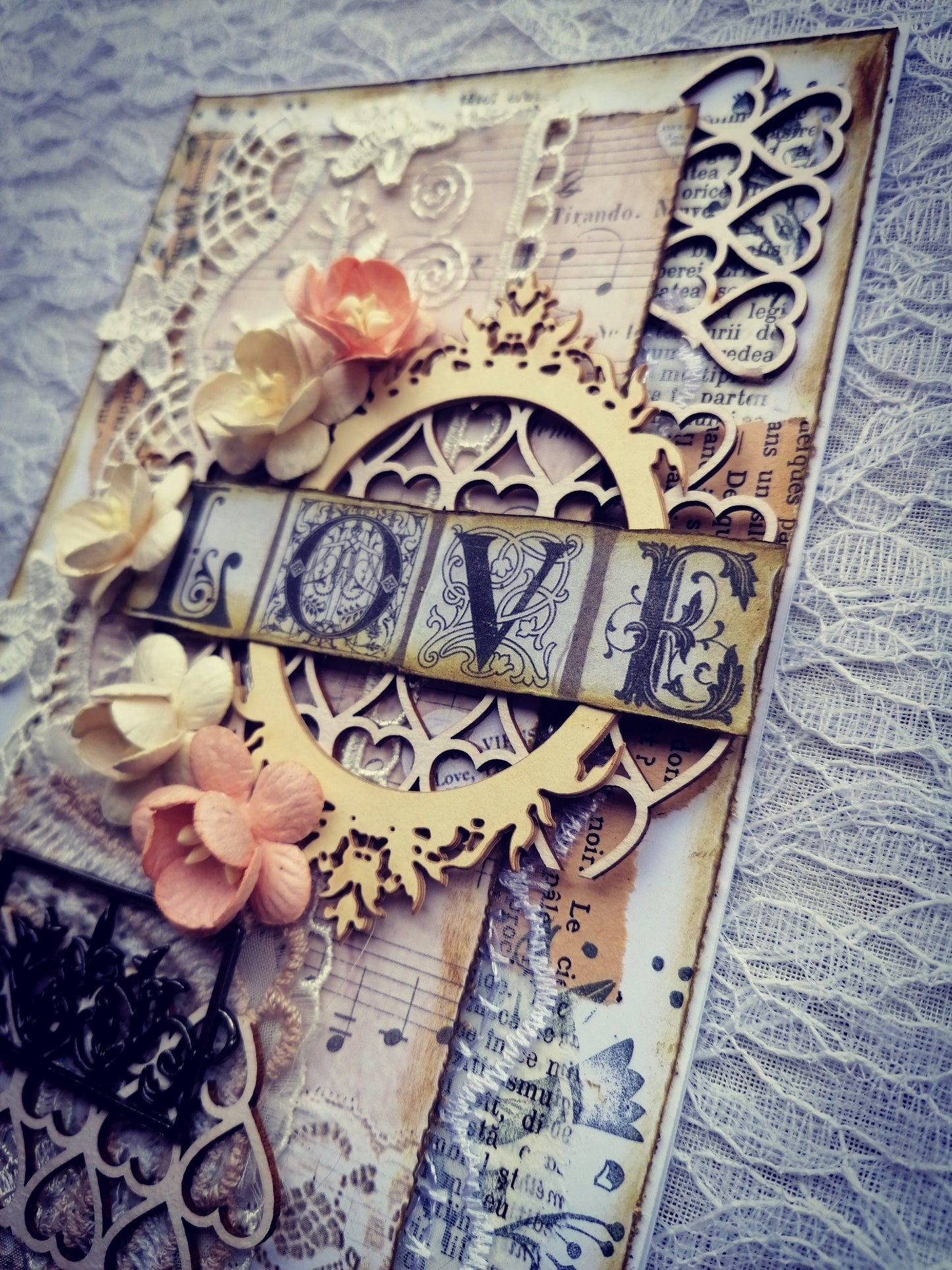 Felicitare Mixed Media ”Love”