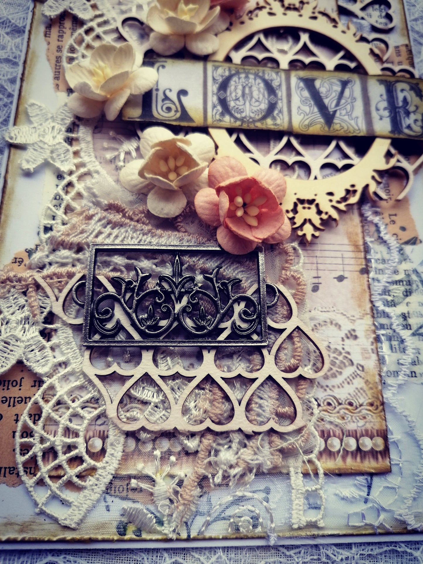 Felicitare Mixed Media ”Love”