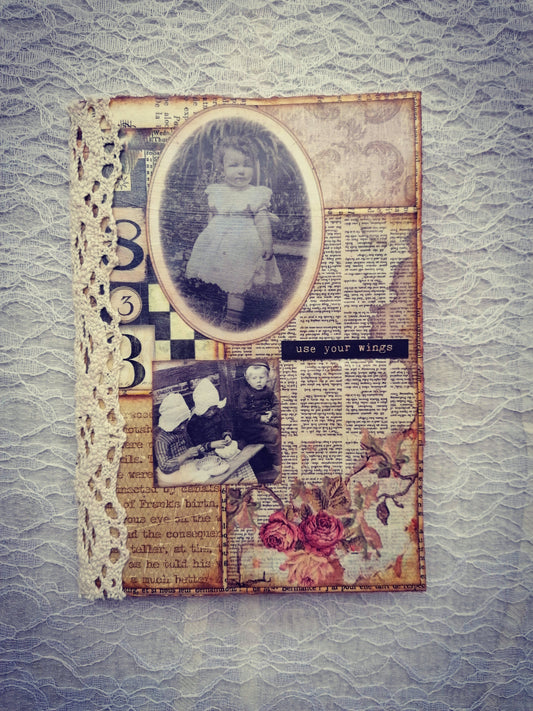 Jurnal Handmade Vintage Use Your Wings