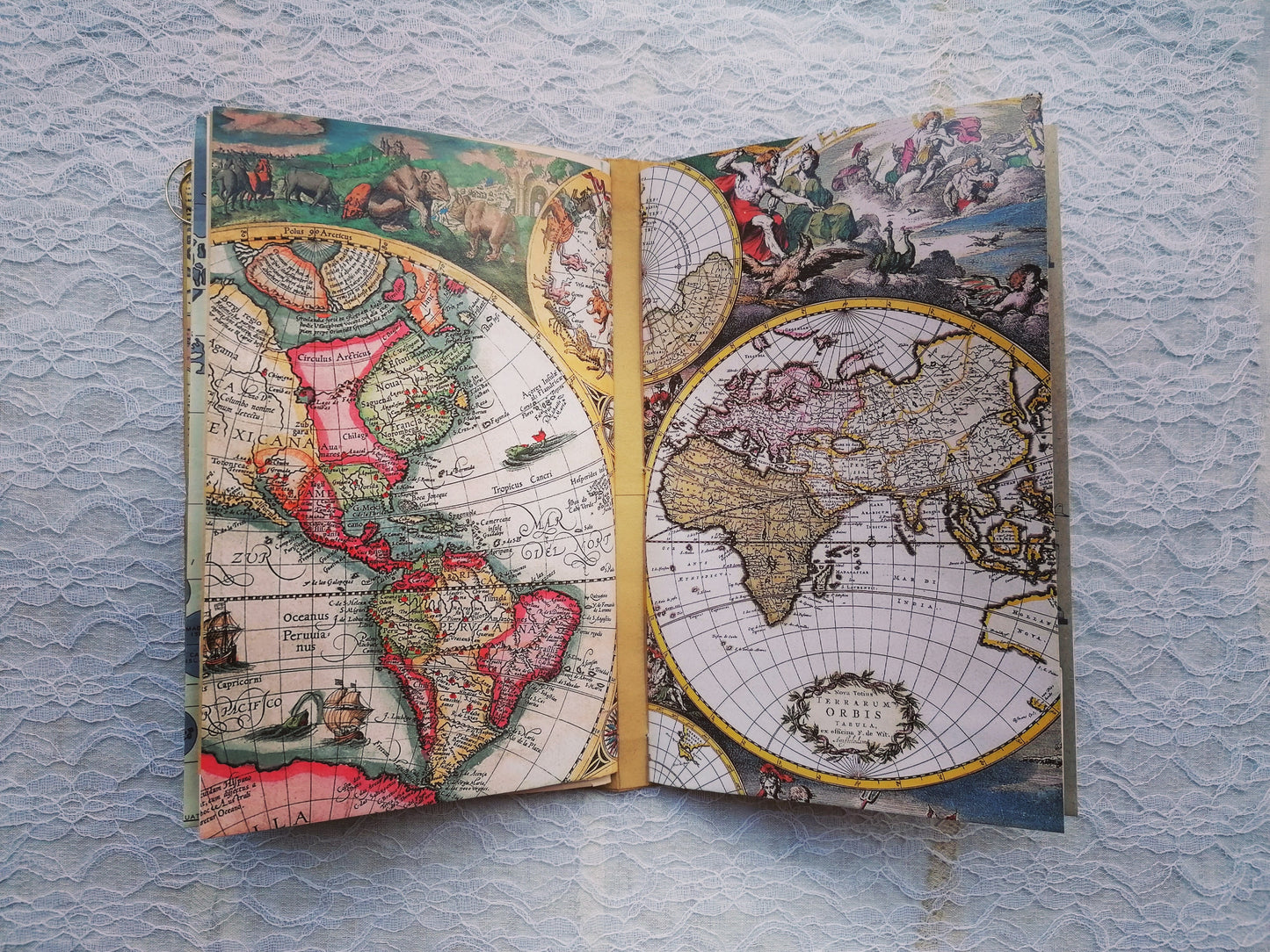 Jurnal Handmade Vintage Map